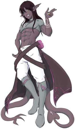 Fullbody Illustration, cel shaded